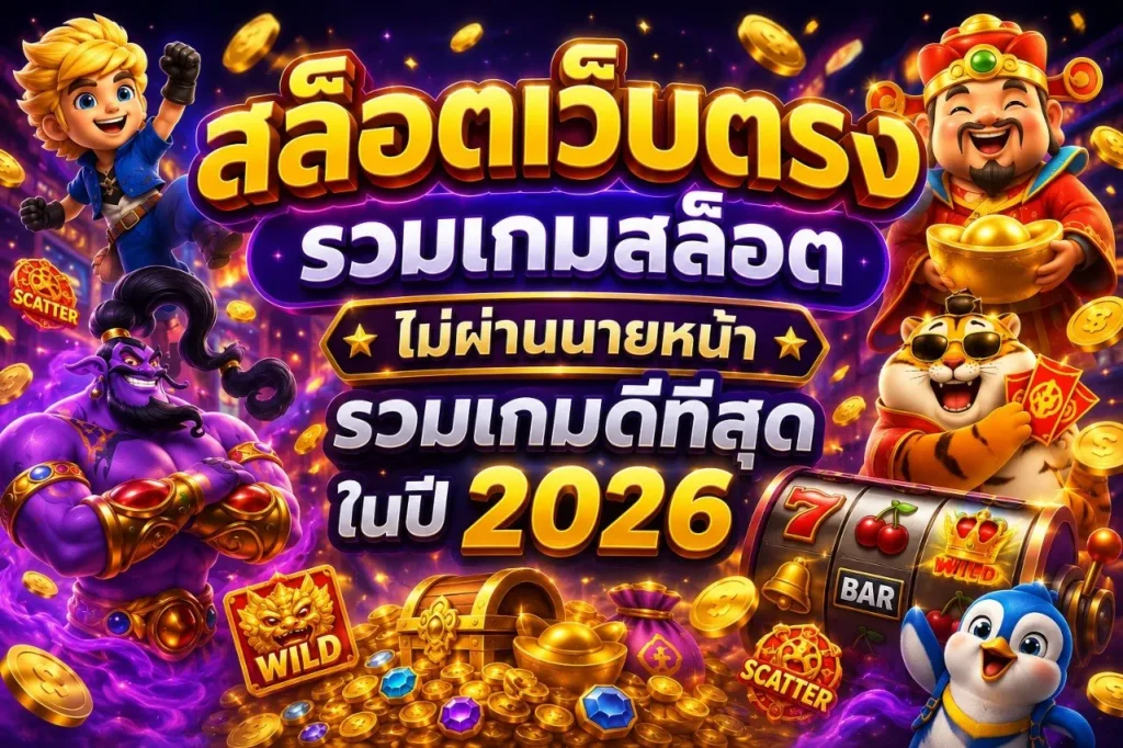 สล็อตเว็บตรง รวมเกมสล็อต ไม่ผ่านนายหน้า รวมเกมดีที่สุดในปี 2026